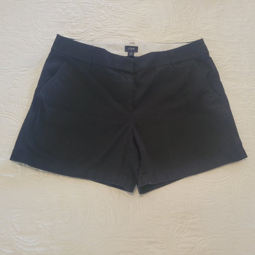 J. Crew Black Cotton Shorts